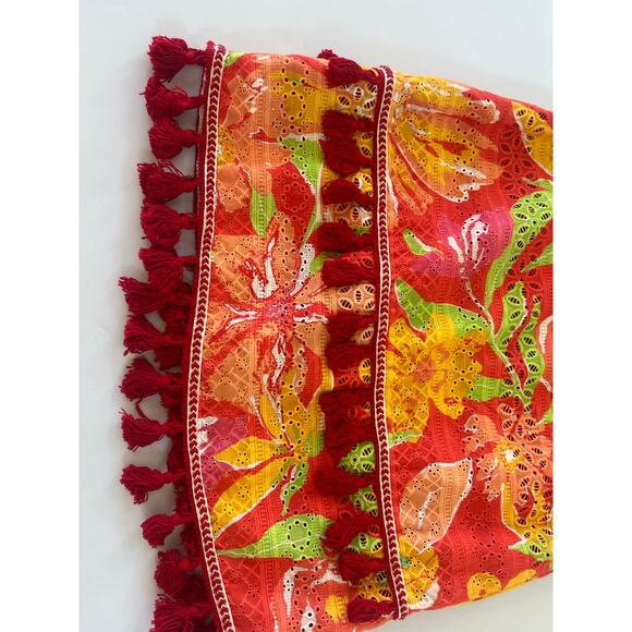 NWT Verb Pallavi Singhee Floral Tassle Mini Skirt Womens XS Boho Chic Fairy - Picture 13 of 16